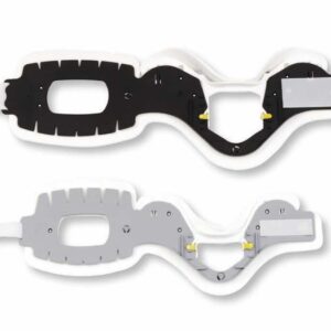 Collarín Cervical Rígido Ajustable ATTUCHO con apertura traqueal para inmovilización de pacientes en ambulancias y emergencias